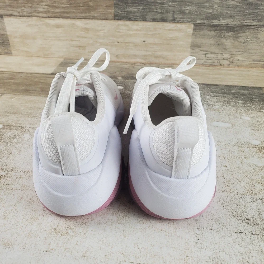 Nike Air Zoom Bella 7 Womens Shoes Sz 6 Training White Pink Lace-Up Sneakers